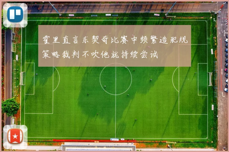 霍里直言东契奇比赛中频繁造犯规策略裁判不吹他就持续尝试